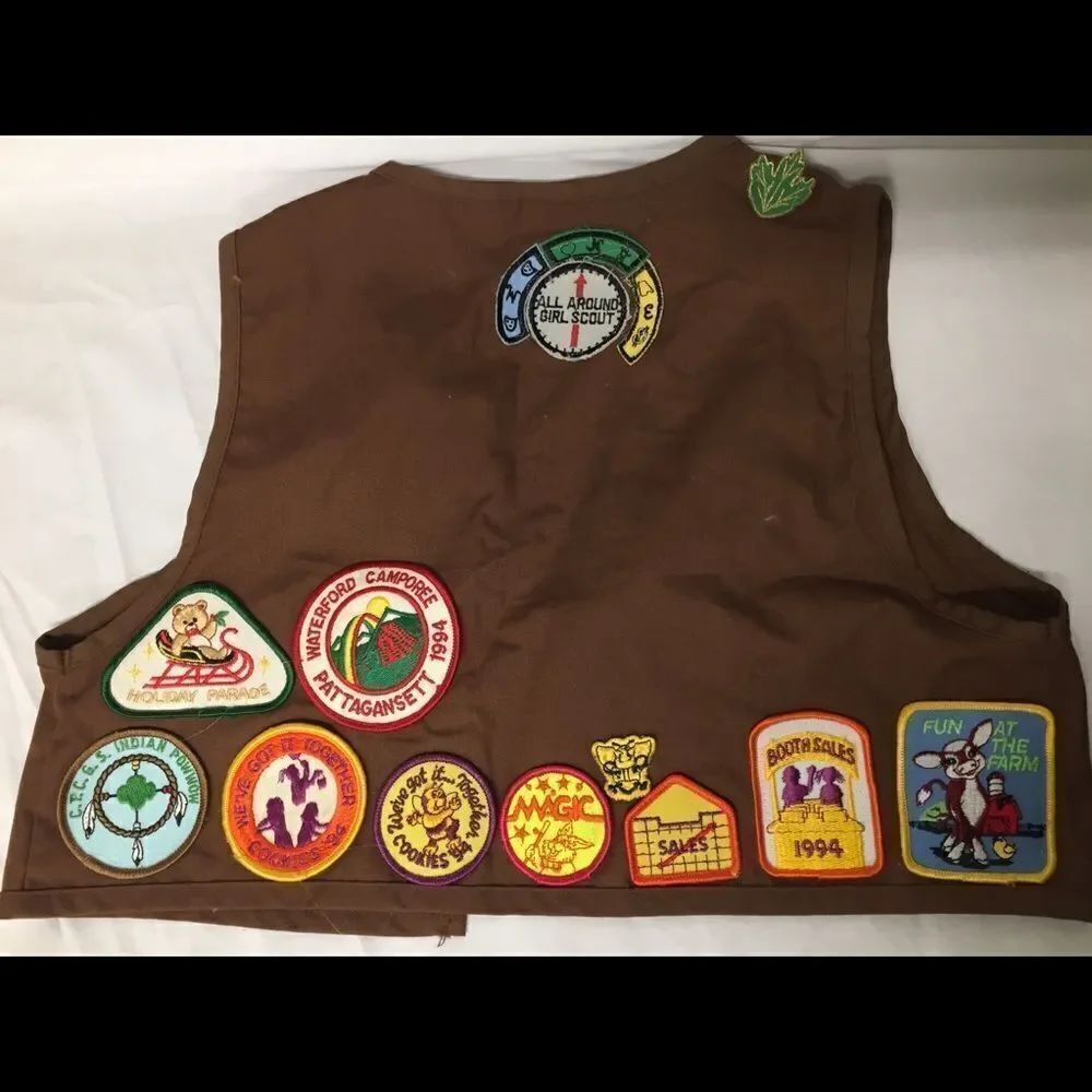 Girl Scout Patches, Brownie Girl Scout Vest Patch